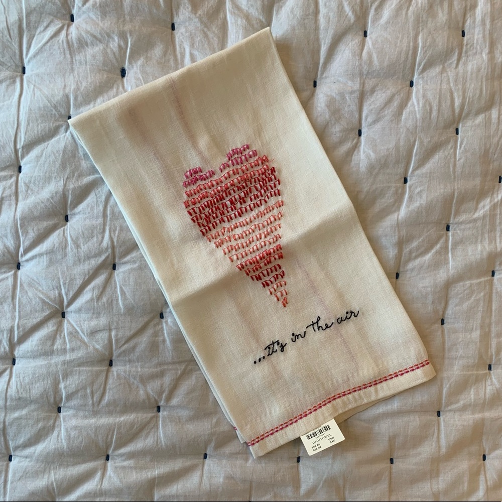 NWT Anthropologie “…It’s in the air” Dishtowel